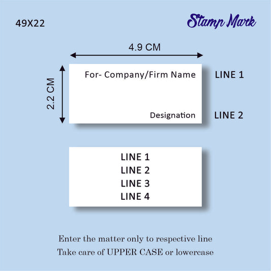 Trodat Rectangle Pre Ink Stamp